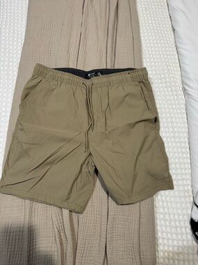 Matix Men's Olive/Tan Athletic Drawstring Shorts